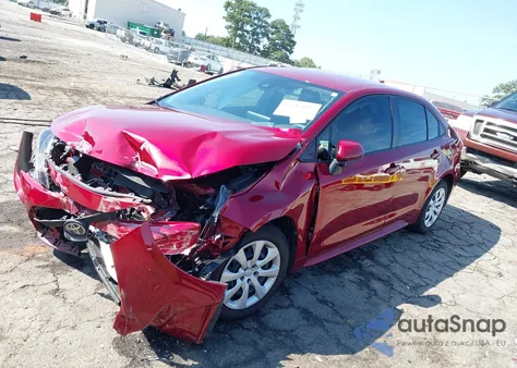 2022 Toyota Corolla Le z USA, uszkodzony, nr VIN JTDEPMAE8NJ213489